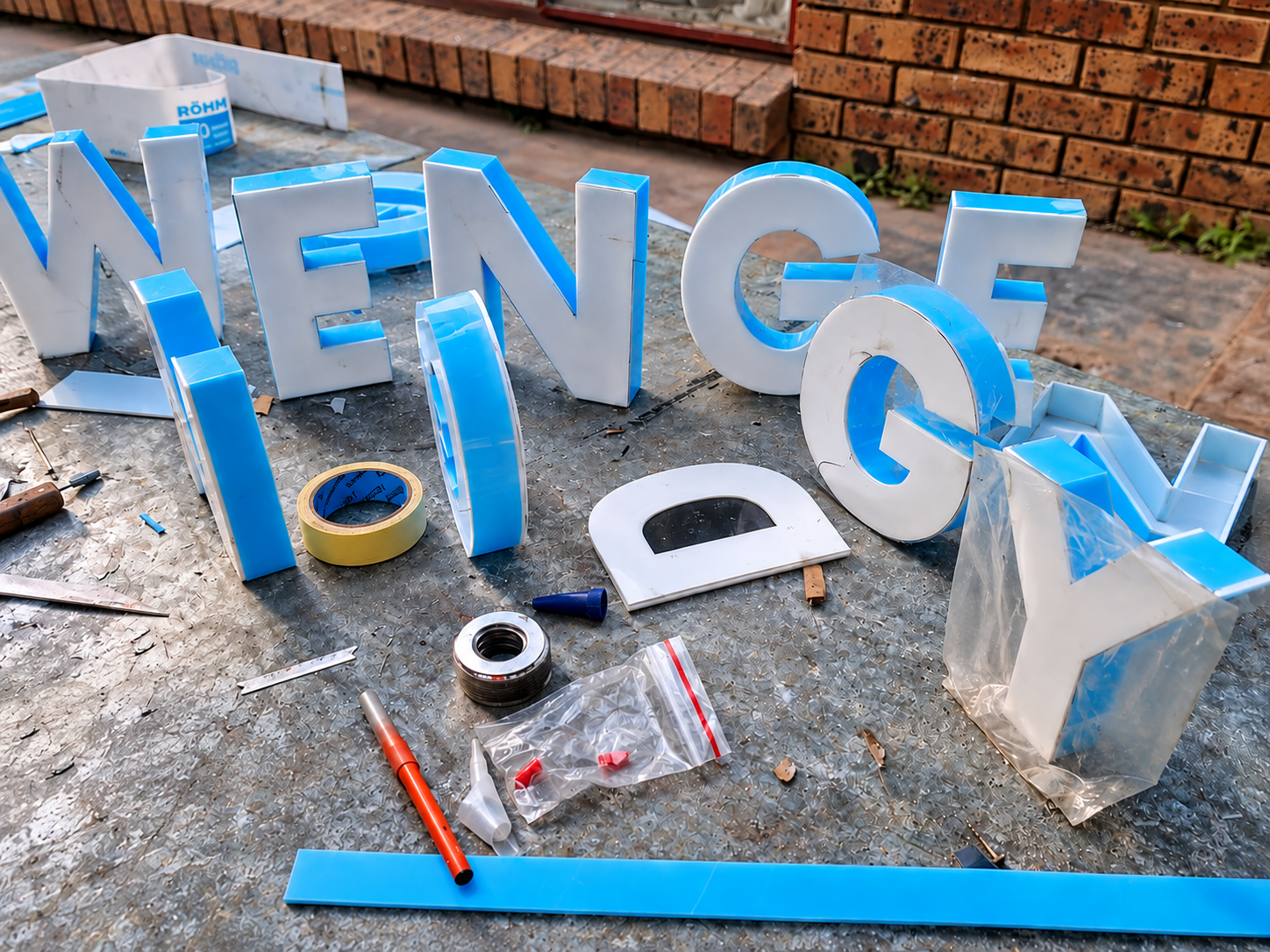 Sign fabrication