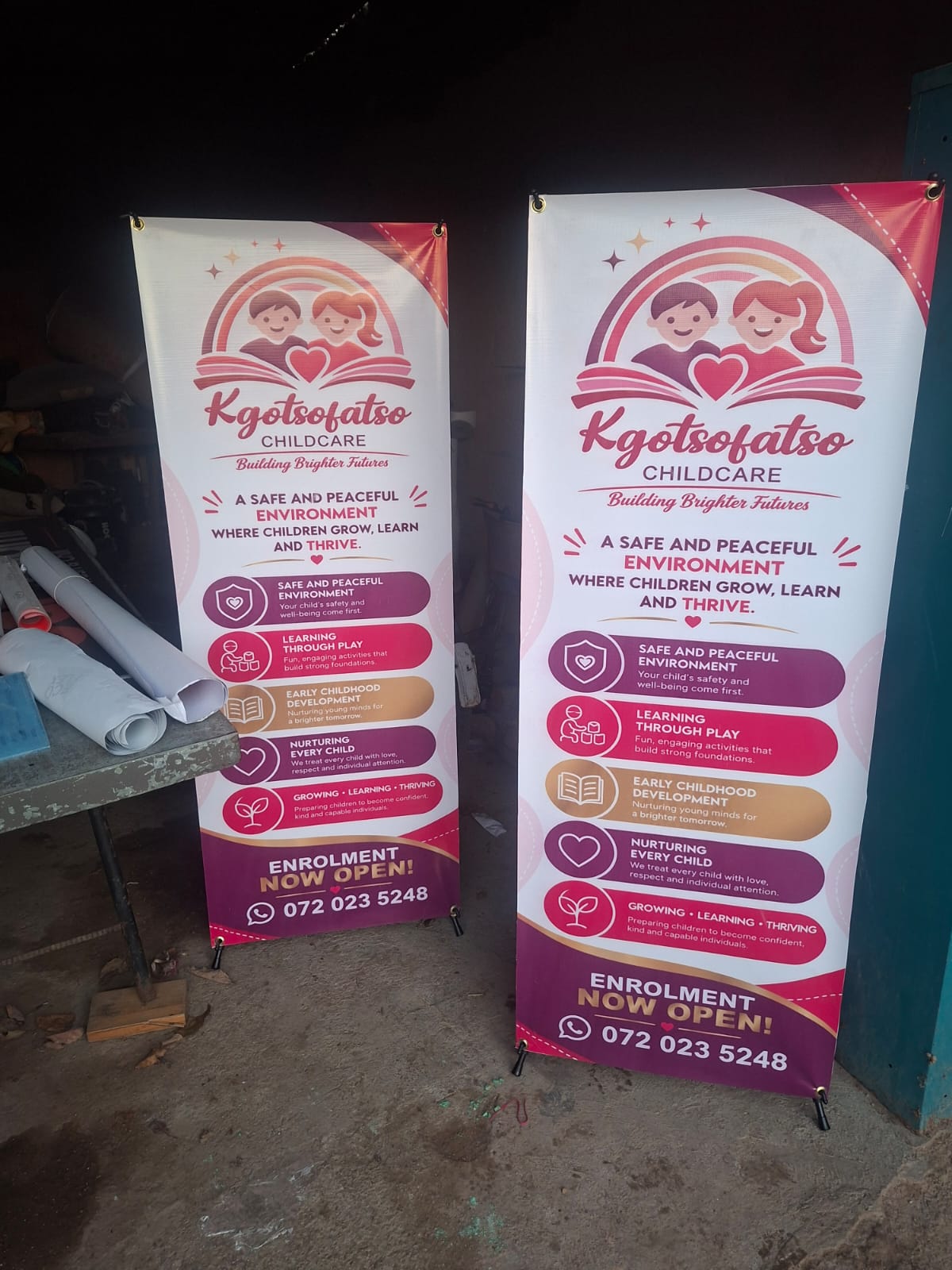 Brand signage